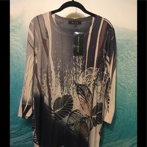 B.L.E.U Long sleeve never worn light shimmer